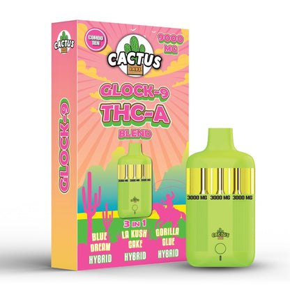 Cactus Labs Glock-9 THC-A Blend Vaporizer - 9000mg