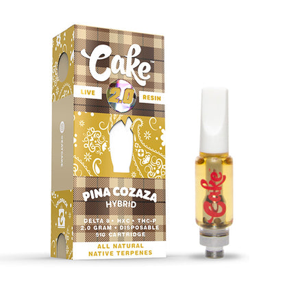 Cake Cold Pack Live Resin Pina Cozaza Cartridge - 2000mg - hqdtechusa