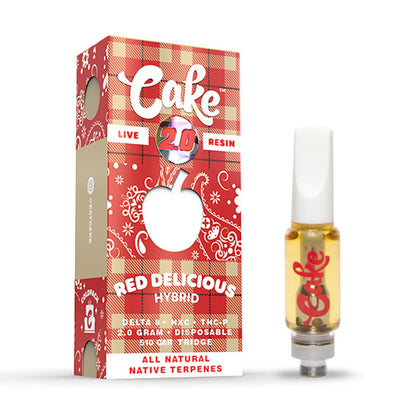 Cake Cold Pack Live Resin Red Delicious Cartridge - 2000mg - hqdtechusa