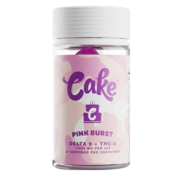 Cake Delta 9 + THC-A Pink Burst Gummies - 11,000mg