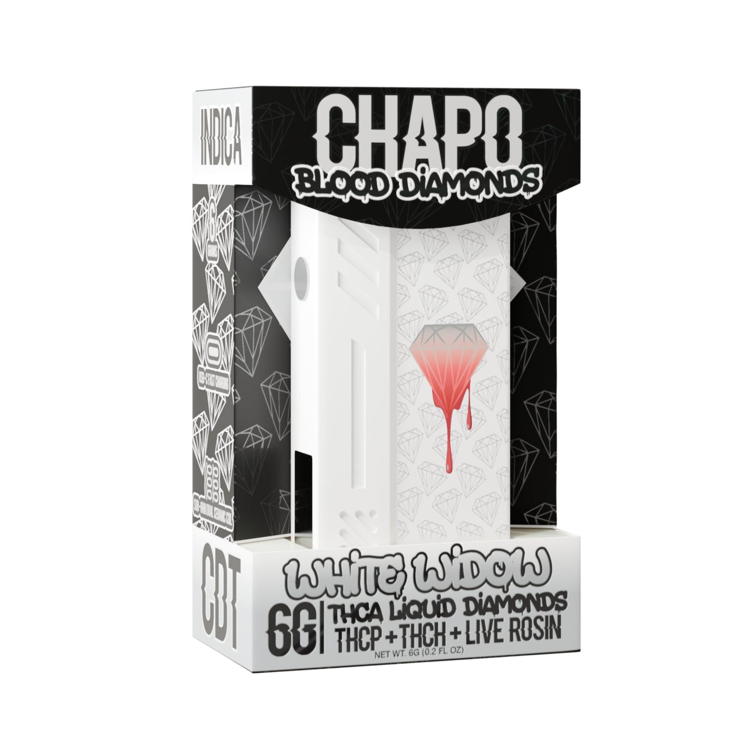 Chapo Liquid Diamonds THC-A Vaporizer - 6000mg - hqdtechusa