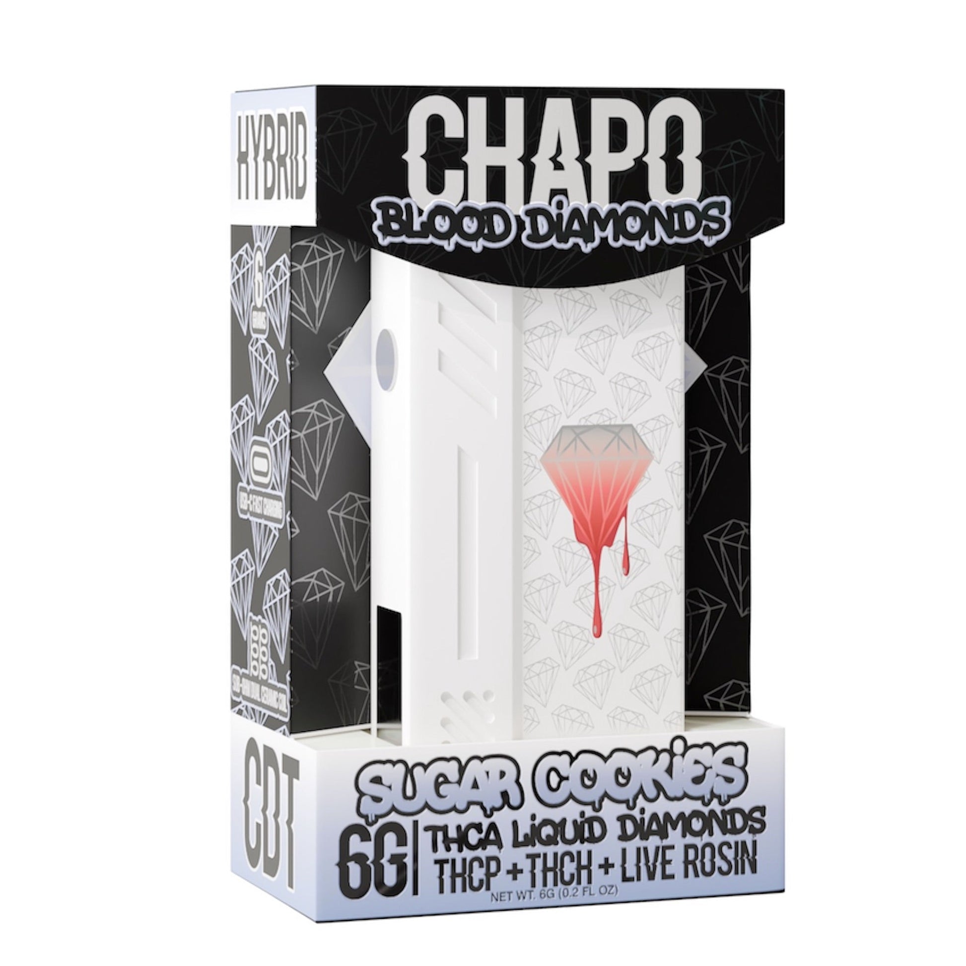 Chapo Liquid Diamonds THC-A Vaporizer - 6000mg - hqdtechusa