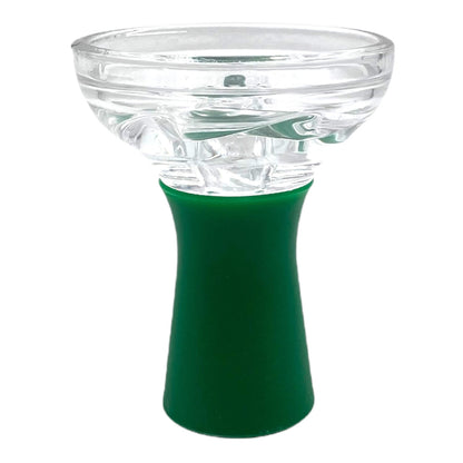 Clear Top Silicone Base Hookah Head