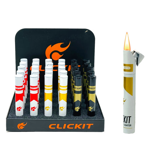 Clickit Cigarette Logo Lighter