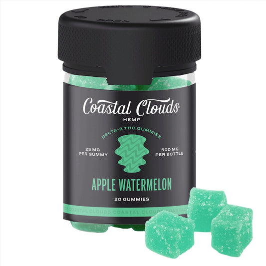 Coastal Clouds Delta 8 Apple Watermelon Gummies - 500mg