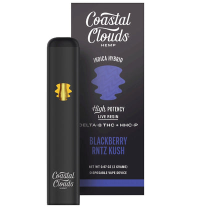 Coastal Clouds Live Resin Delta 8 + HHC-P Vaporizer - 2000mg