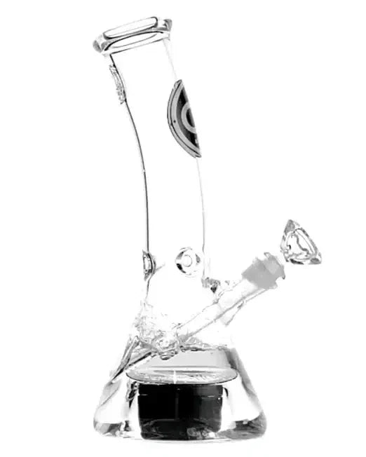 12" Compton Glass Beaker Bong Magnetic Grinder Combo