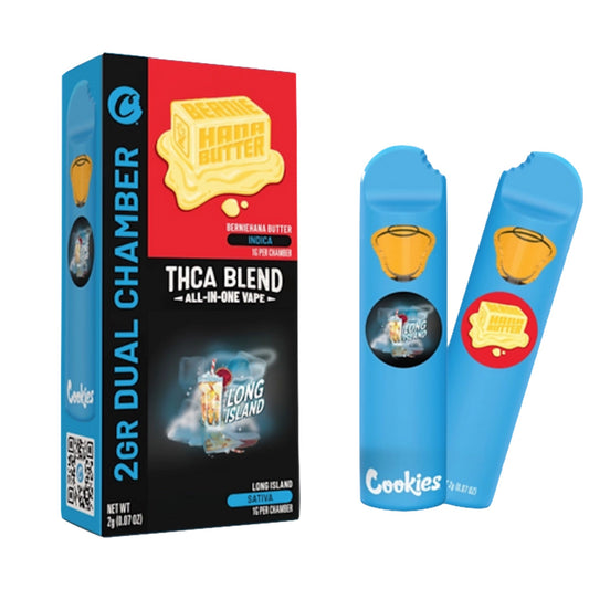 Cookies Hana Butter/Long Island THC-A Vaporizer - 2000mg - hqdtechusa