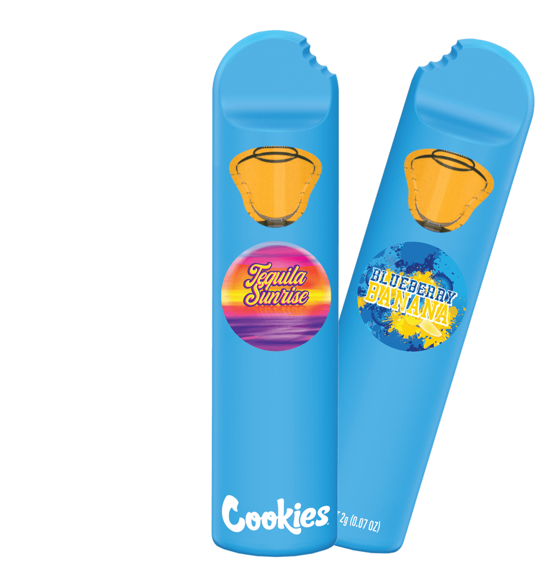 Cookies Live Resin Dual Chamber Vape 1G - Dual Strain | THC Disposable Vapes | HQD Tech USA