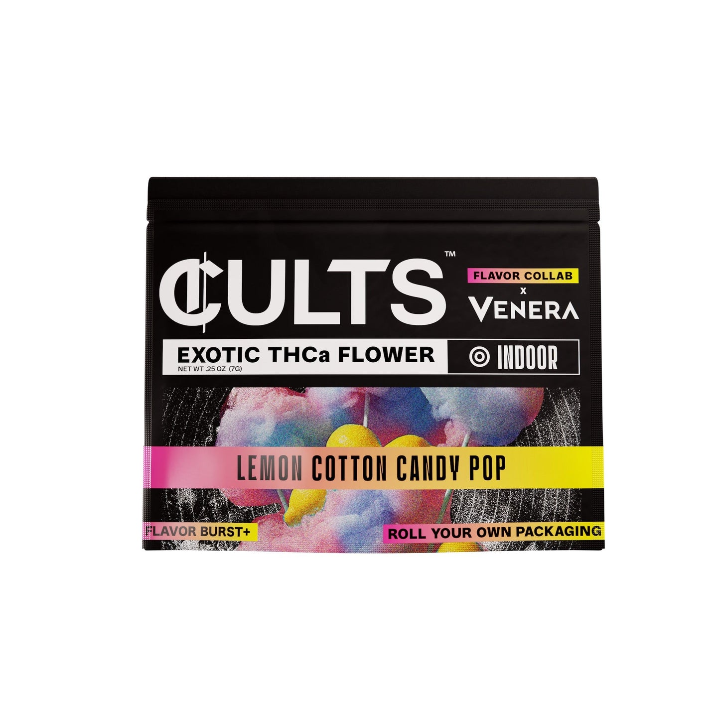 Cults x Venera Lemon Cotton Candy Pop THC-A Flower - 7g