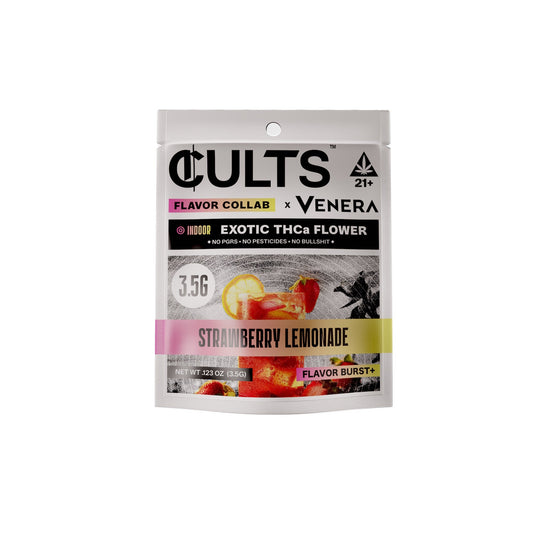 Cults x Venera Strawberry Lemonade THC-A Flower - 3.5g - hqdtechusa