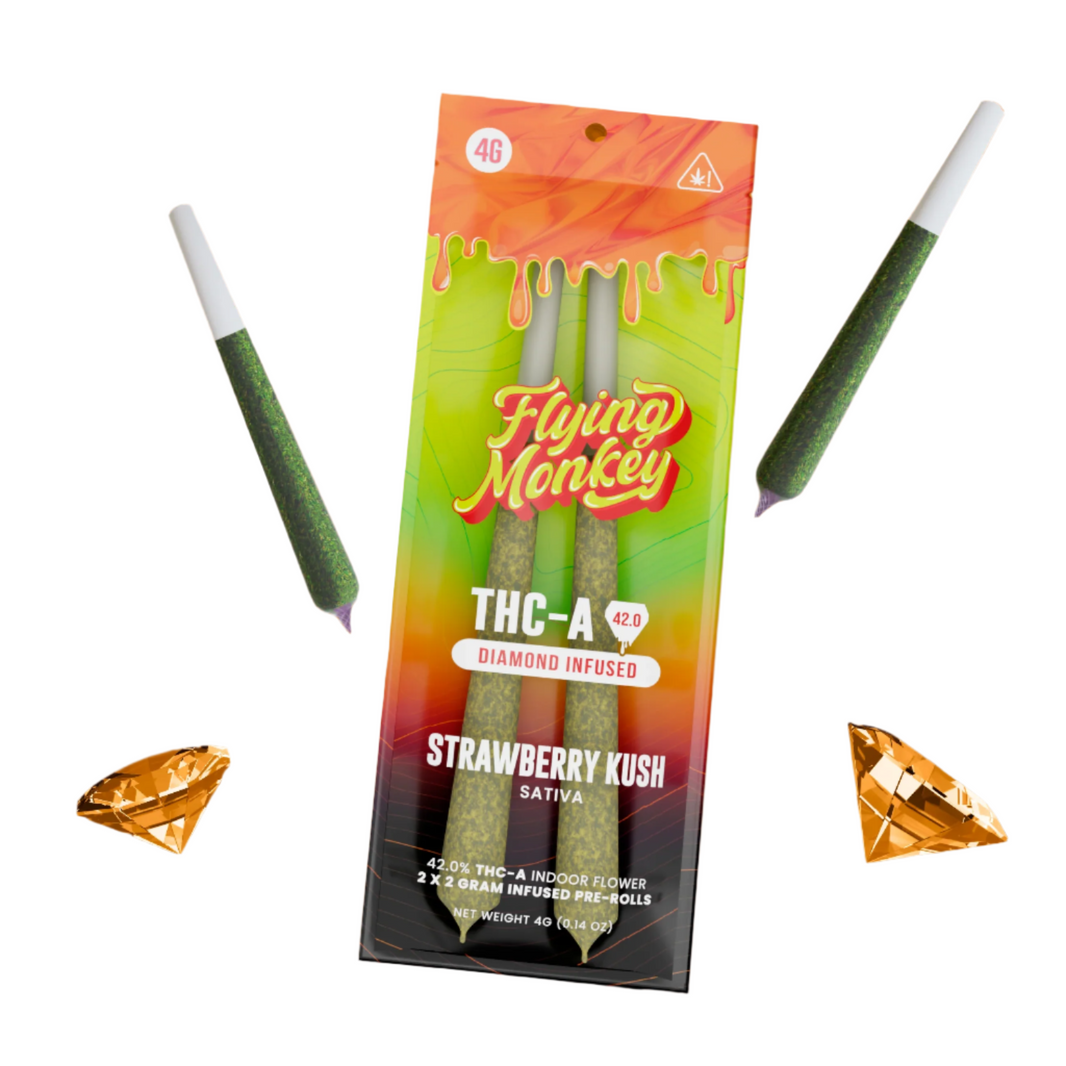 Flying Monkey 42.0 THC-A Pre rolls 2G (2ct)