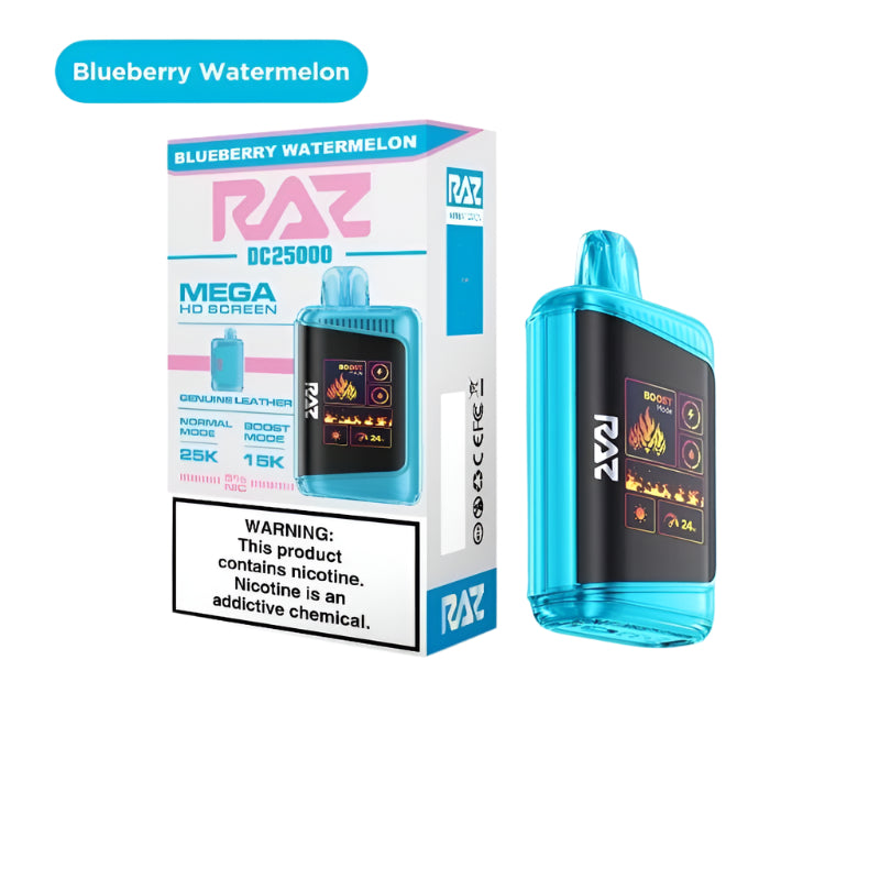 RAZ DC25000 Disposable Vape with Full Color Animation