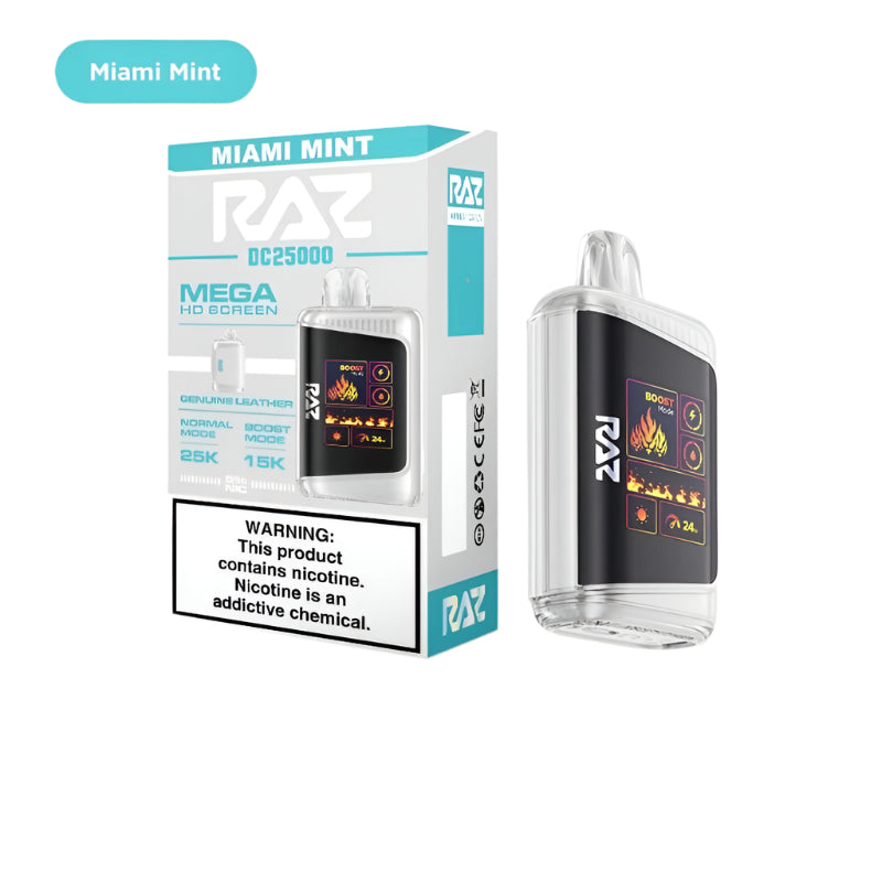 RAZ DC25000 Disposable Vape with Full Color Animation