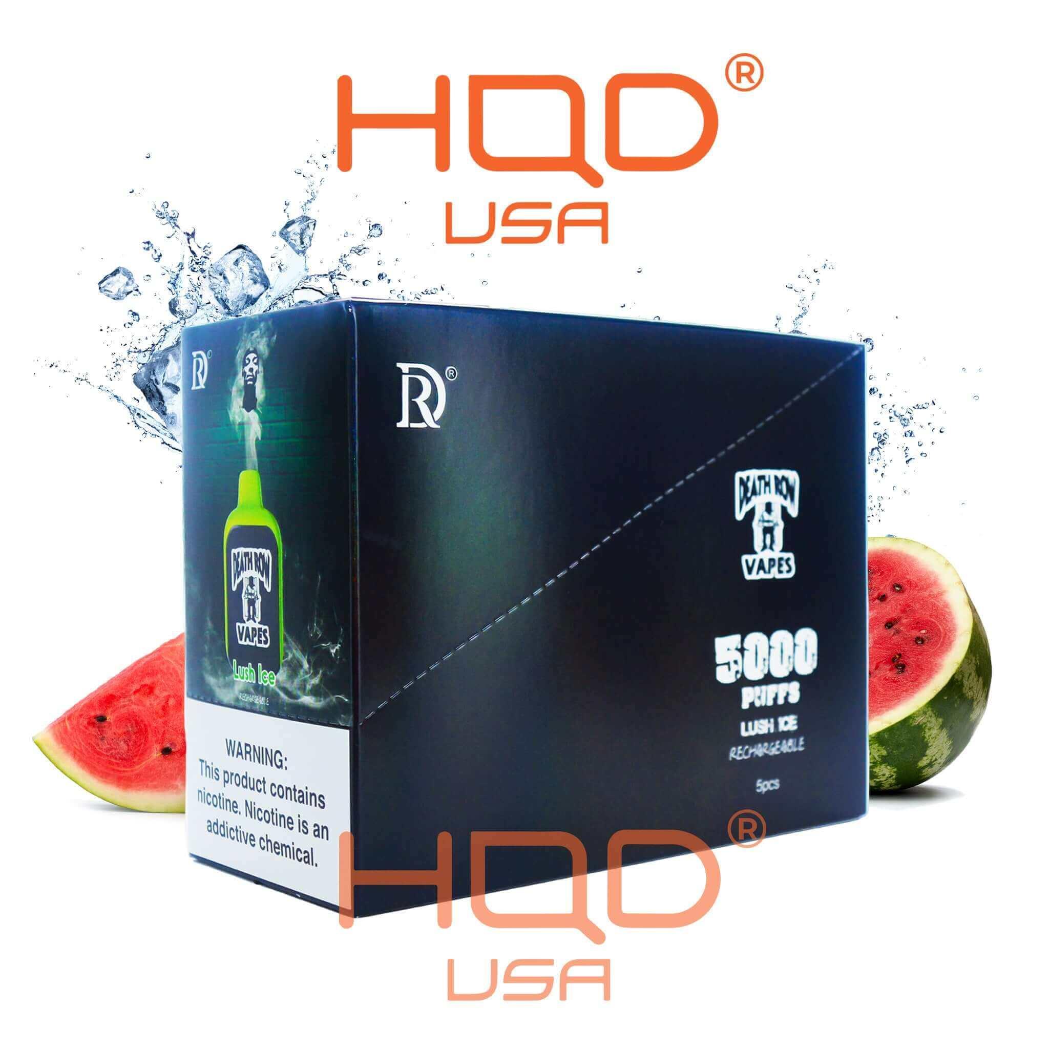 Death Row | 5K (5 Pack) | Disposable Vapes | HQD Tech USA