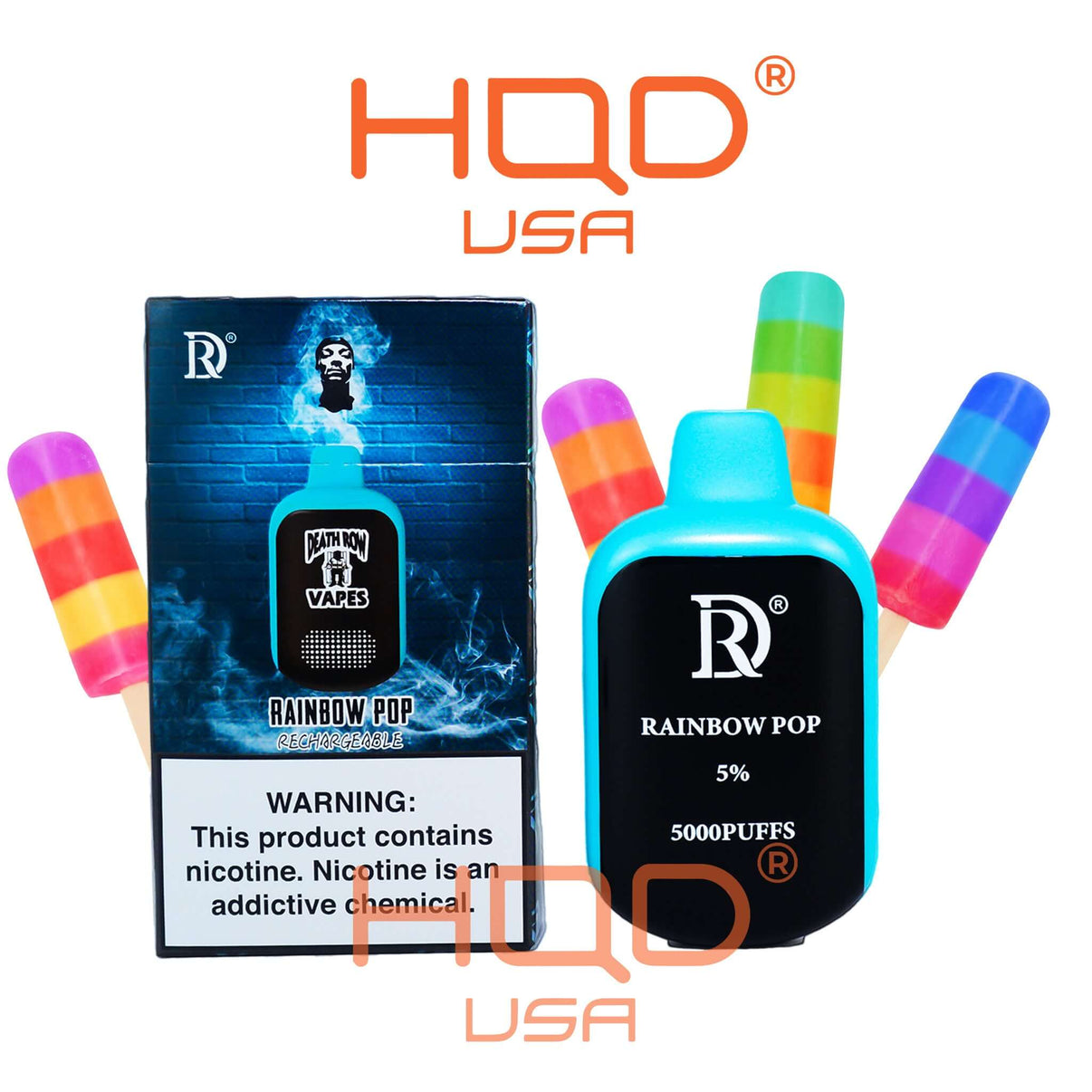 Death Row Vapes 5000 By Snoop Dog | Disposable Vapes | HQD Tech USA