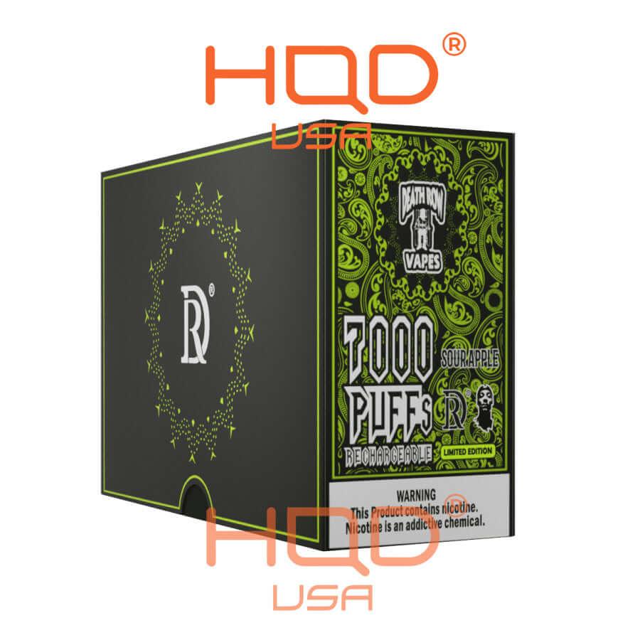 Death Row Vapes 7000 (5-Pack) | Disposable Vapes | HQD Tech USA