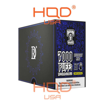 Death Row Vapes 7000 (5-Pack) | Disposable Vapes | HQD Tech USA