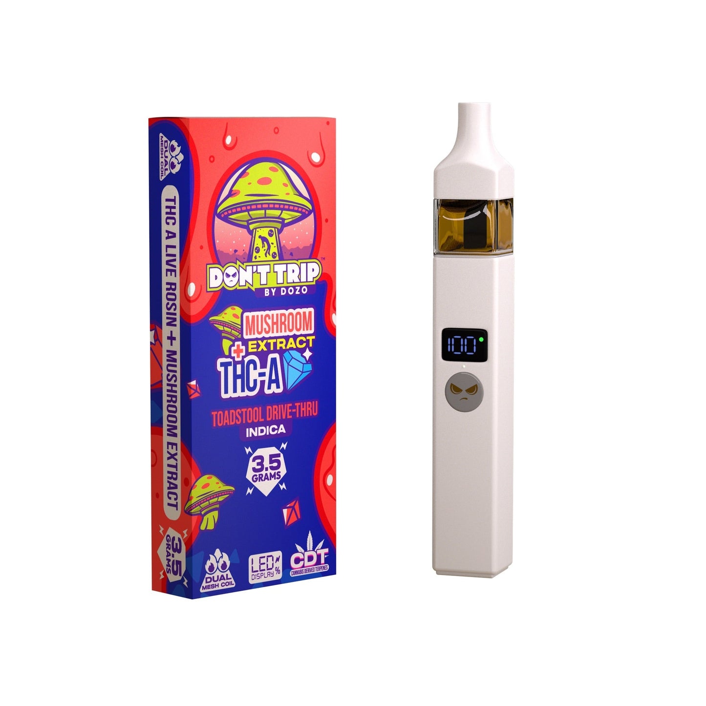 Dont Trip Shroom + THC-A Toad Stool Vaporizer - 3500mg - hqdtechusa