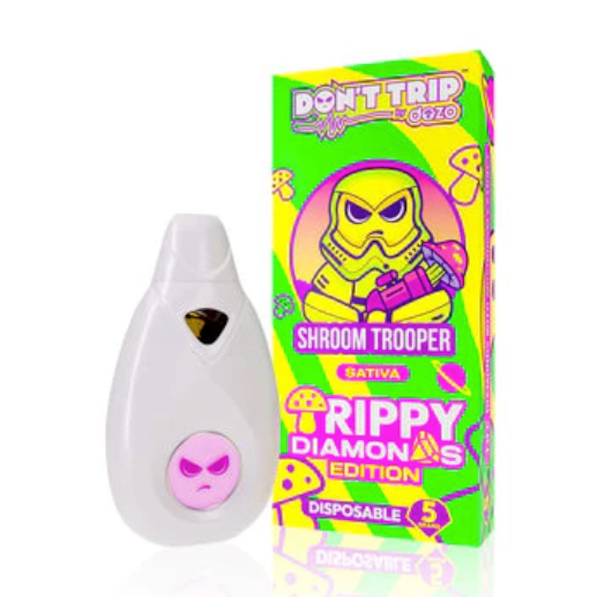 Dont Trip Trippy Diamonds Shroom Trooper Vaporizer - 5000mg - hqdtechusa