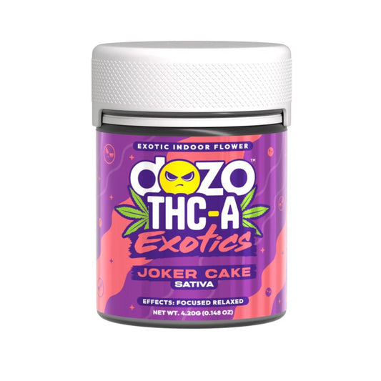 Dozo Exotic Joker Cake THC-A Flower - 4.2g - hqdtechusa