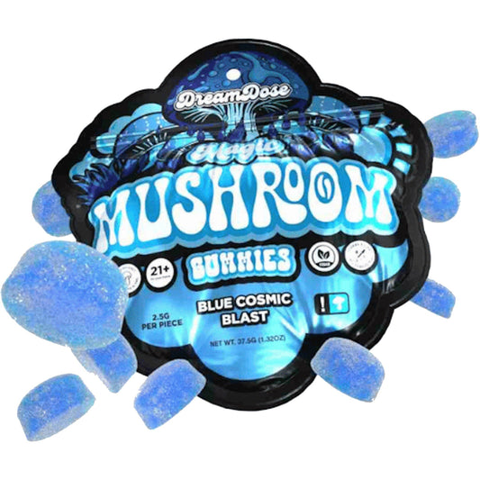 Dream Dose Blue Cosmic Blast Mushroom Gummies - hqdtechusa