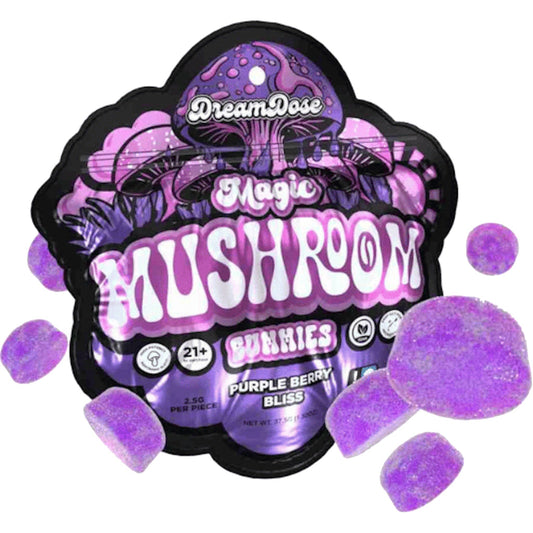 Dream Dose Purple Berry Blast Mushroom Gummies