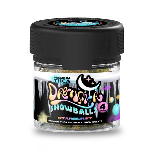 Dreamer Snowballs Premium Starburst THC-A Flower - 4g - hqdtechusa