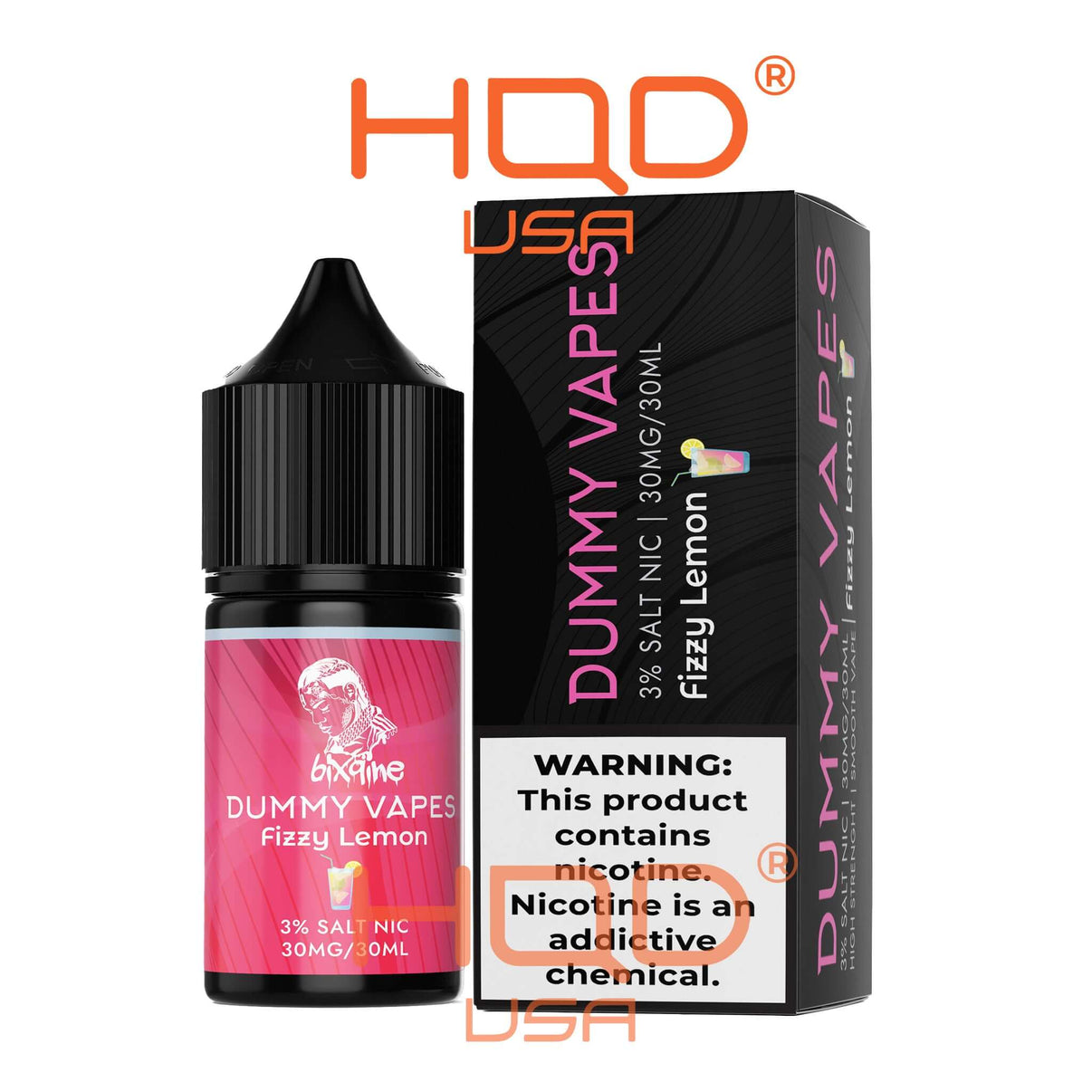 Dummy Vapes 3% Nicotine Salt E-Liquid 30mL Bottle HQD Tech USA Dummy Vapes 3% Nicotine Salt E-Liquid 30mL Bottle HQD Tech USA