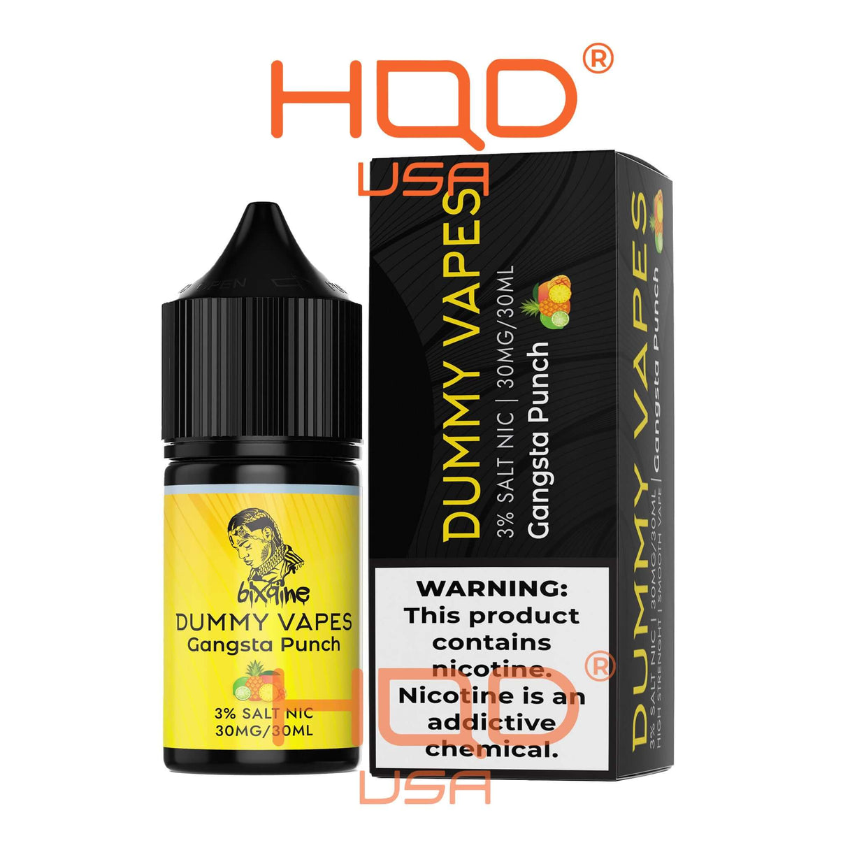 Dummy Vapes 3% Nicotine Salt E-Liquid 30mL Bottle HQD Tech USA Dummy Vapes 3% Nicotine Salt E-Liquid 30mL Bottle HQD Tech USA