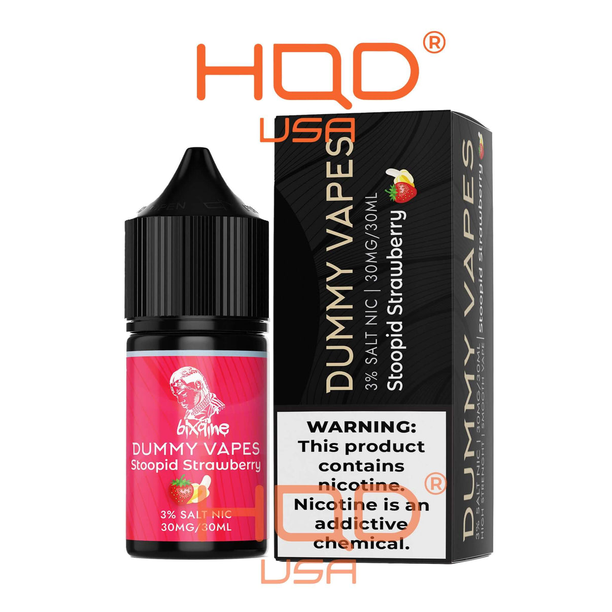 Dummy Vapes 3% Nicotine Salt E-Liquid 30mL Bottle HQD Tech USA Dummy Vapes 3% Nicotine Salt E-Liquid 30mL Bottle HQD Tech USA