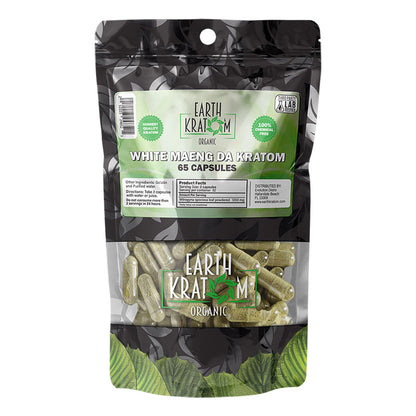 Earth Kratom Organic Capsules (65Ct)
