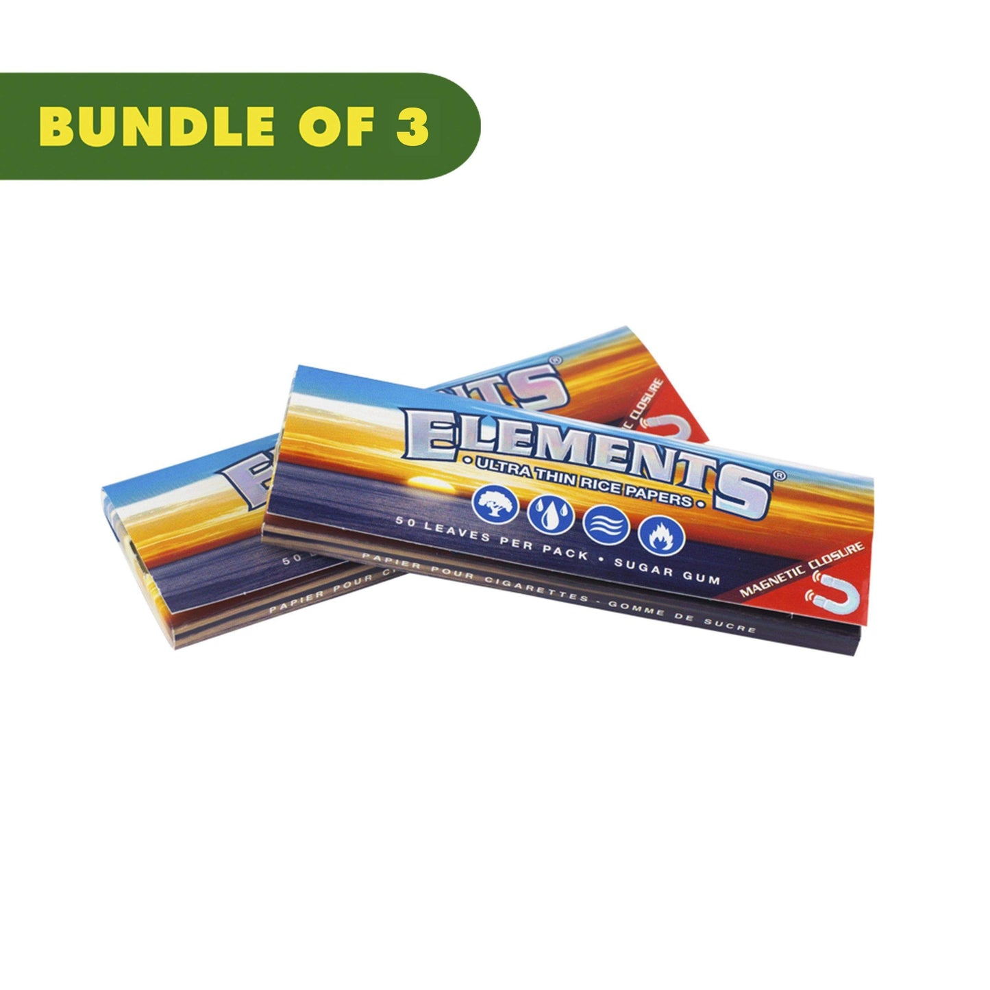 Elements Rolling Papers - 3 Pack