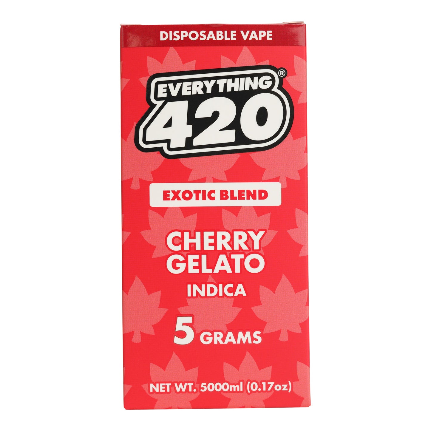 Everything 420 Cherry Gelato Exotic Blend Vaporizer - 5000mg