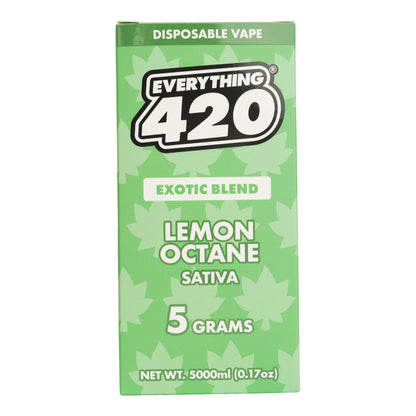 Everything 420 Lemon Octane Exotic Blend Vaporizer - 5000mg