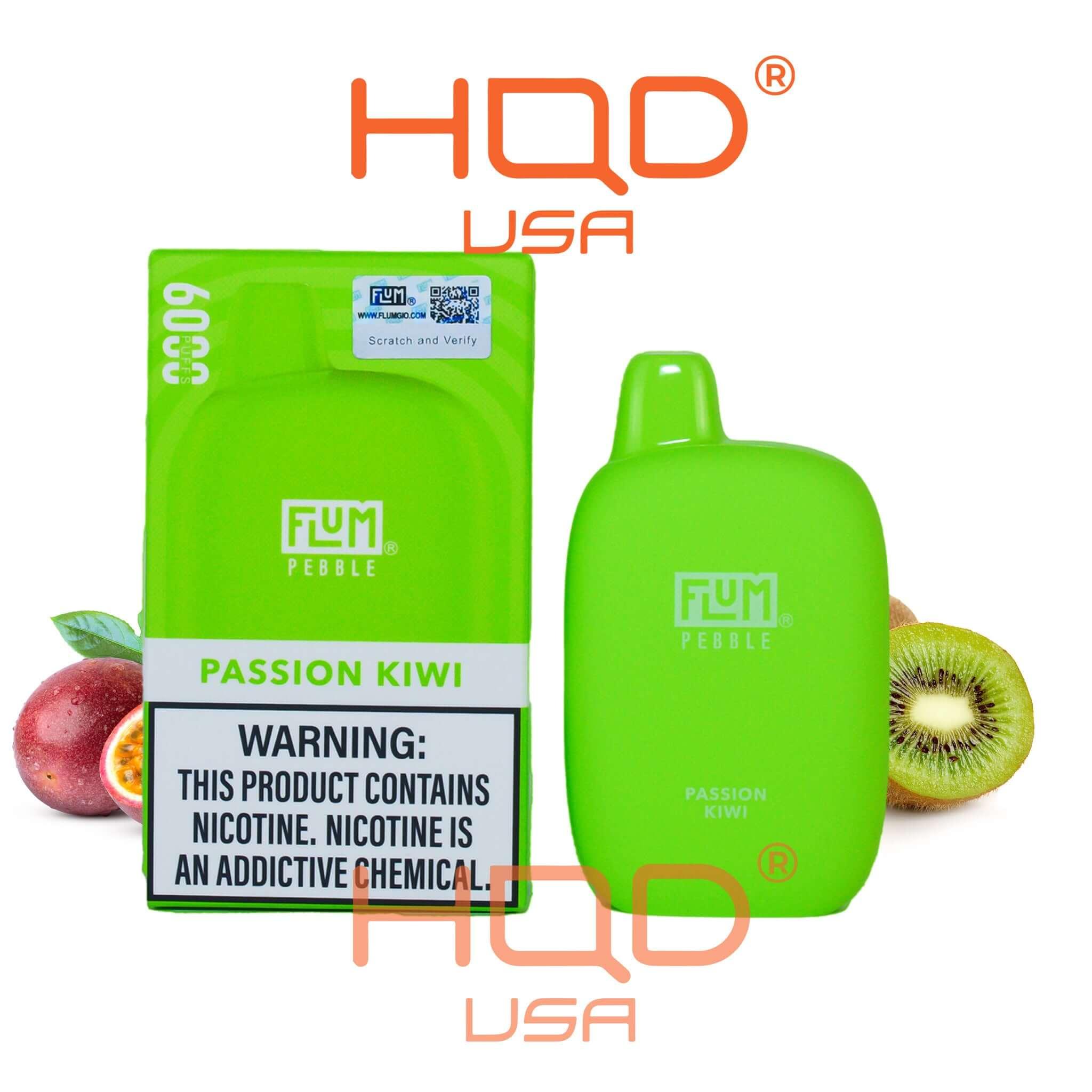 Grape Disposable Flum Pebble Rechargeable Disposable Vape -14ML ( 6000  Puffs)(10 Australia Passion Grape Disposable