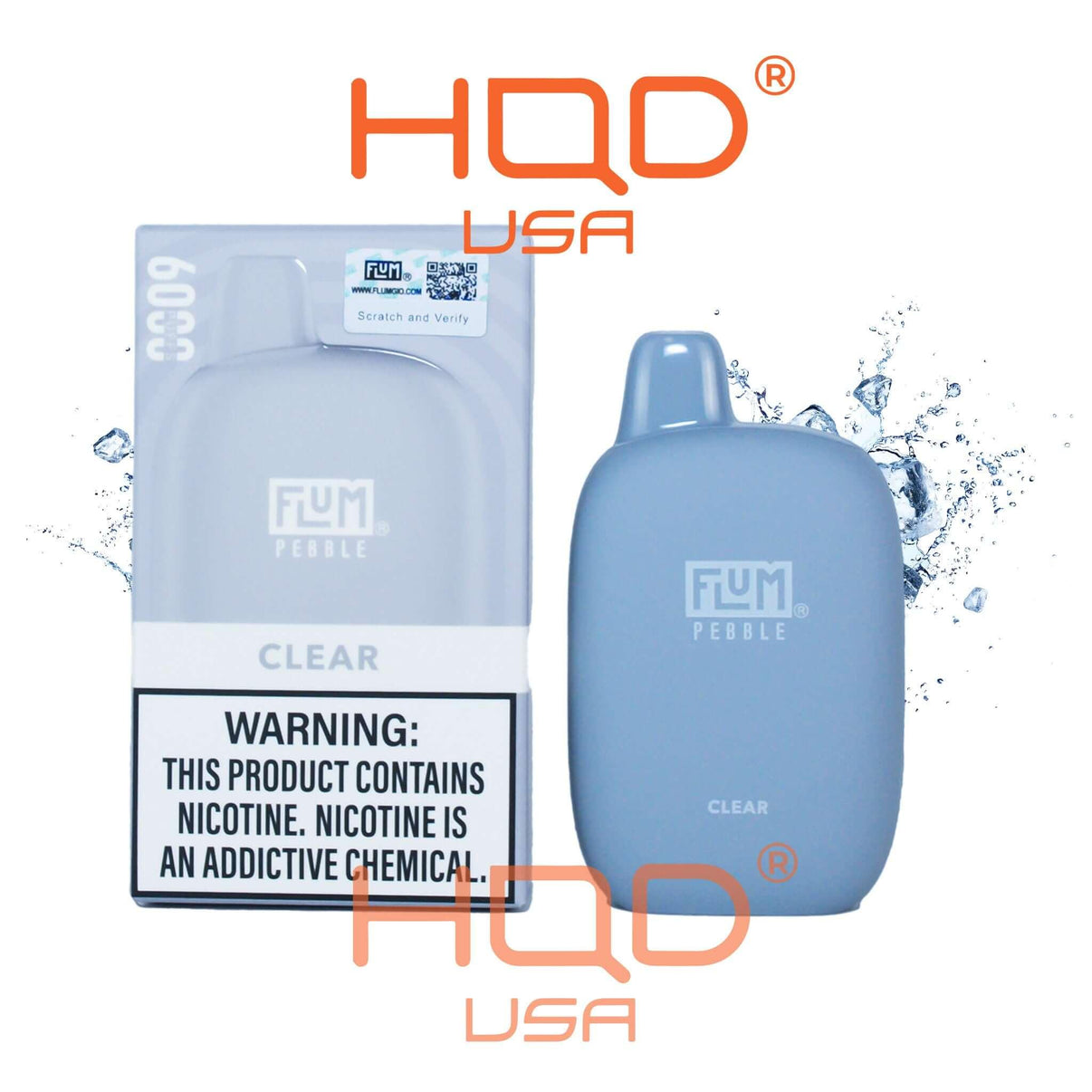 Flum Pebble 6000 Rechargeable Disposable Vape HQD Tech USA Flum Pebble 6000 Rechargeable Disposable Vape HQD Tech USA