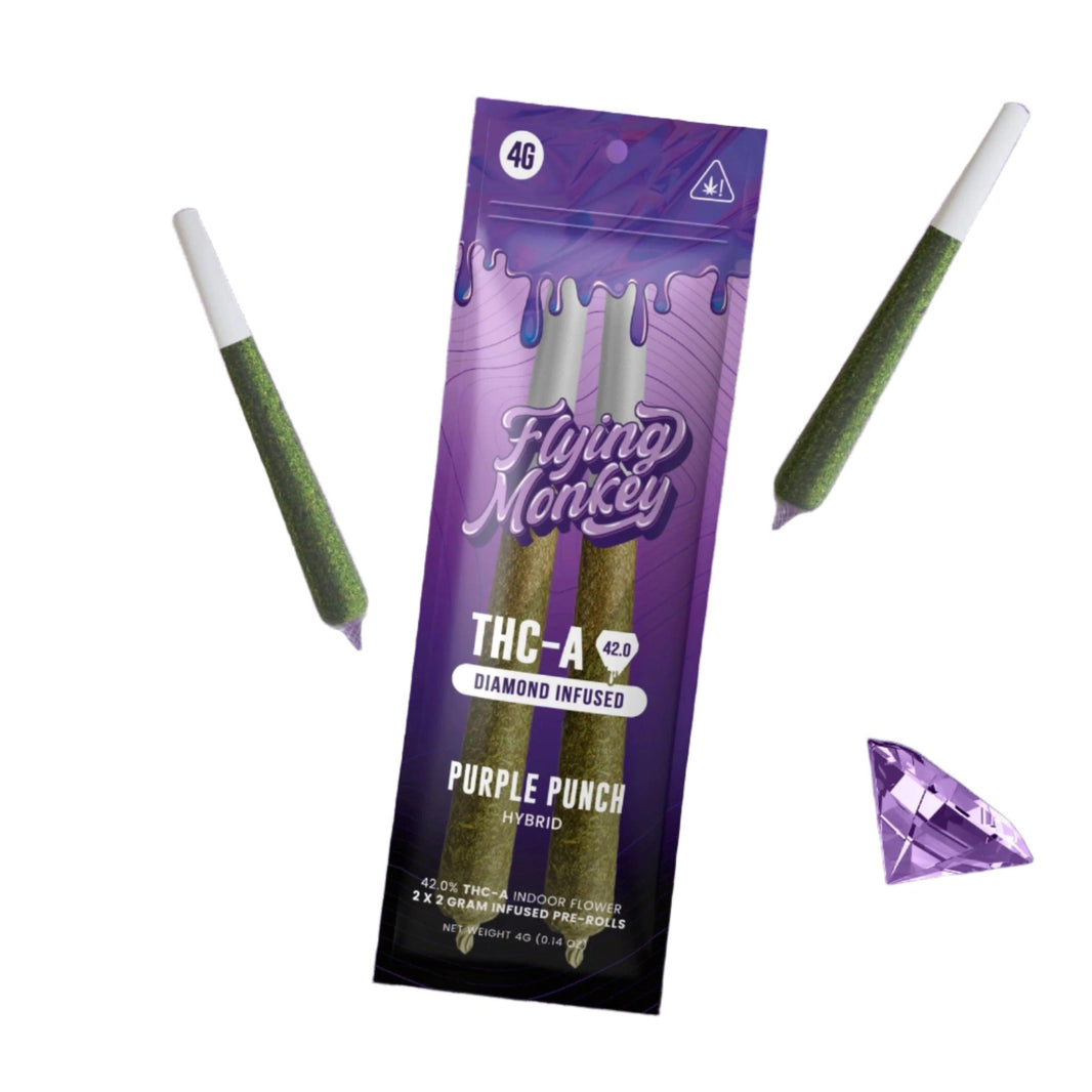 Flying Monkey 42.0 THC-A Pre rolls 2G (2ct) | Prerolls | HQD Tech USA