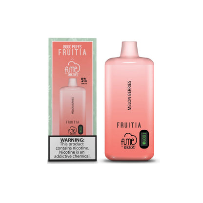 FRUITIA x Fume 8000 Disposable Vape