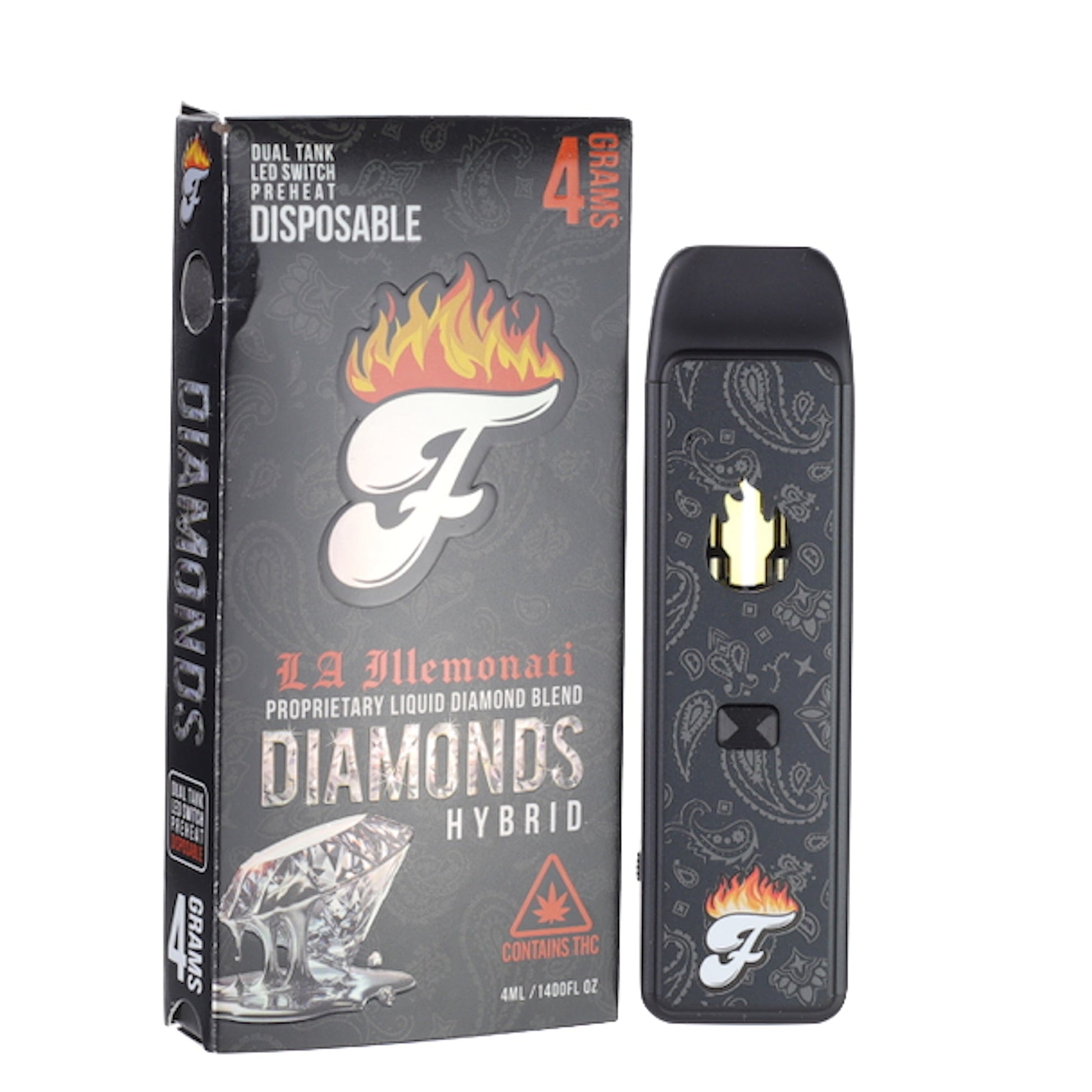 Fuego Liquid Diamonds Vaporizer - 4000mg - hqdtechusa