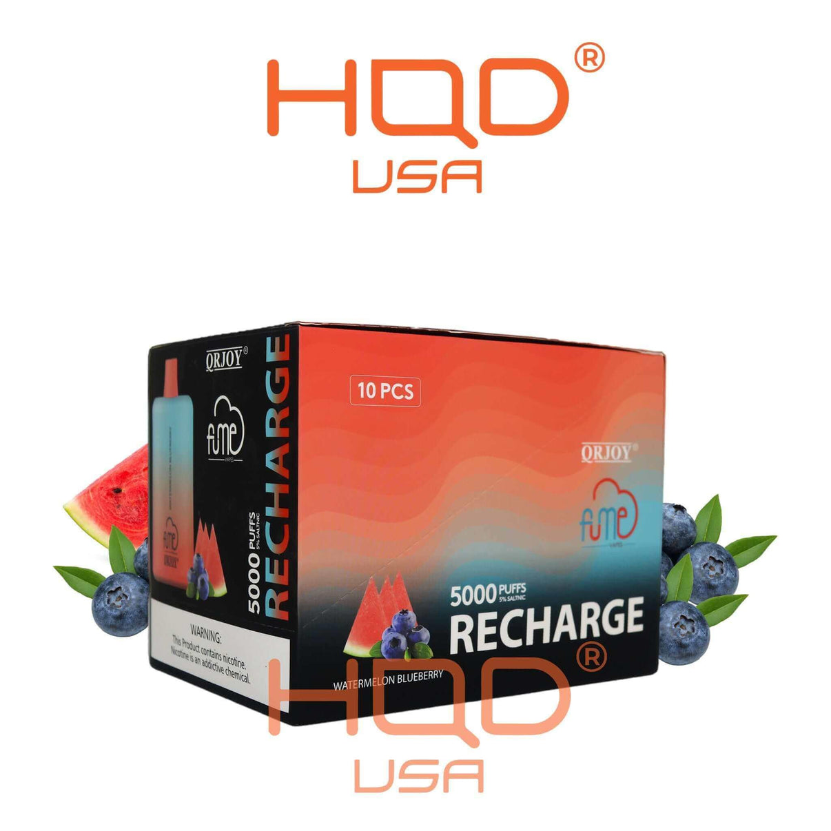 Fume | Recharge (10 Pack) | Disposable Vapes | HQD Tech USA