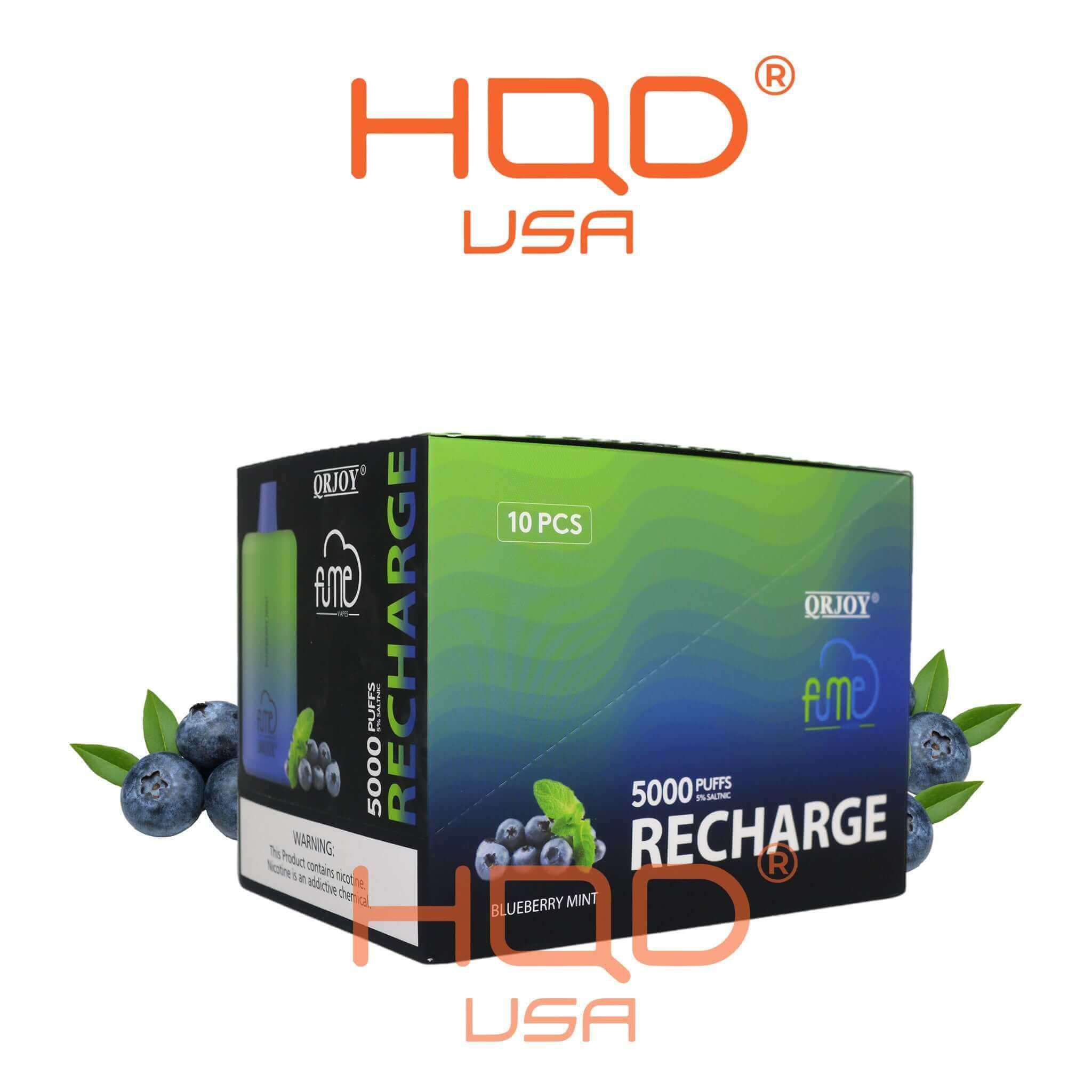 Fume | Recharge (10 Pack) | Disposable Vapes | HQD Tech USA