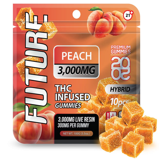 Future THC-A Infused Peach Gummies - 3000mg