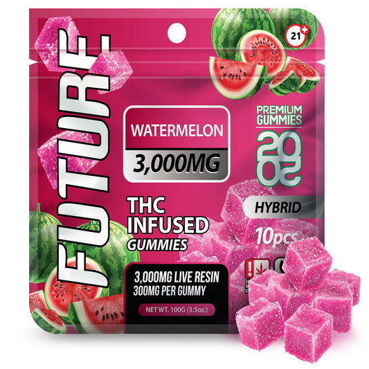 Future THC-A Infused Watermelon Gummies - 3000mg - hqdtechusa