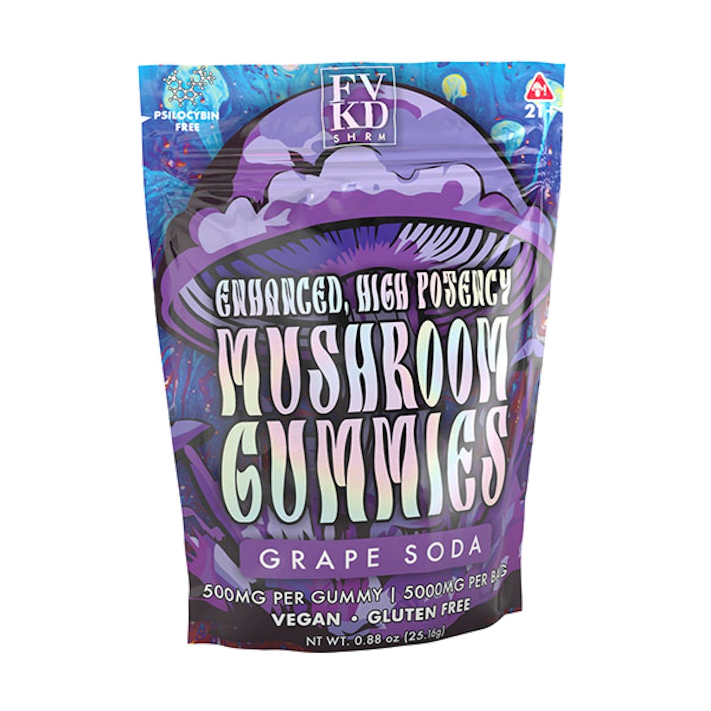 FVKD SHRM High Potency Mushroom Gummies - 5000mg (10ct)