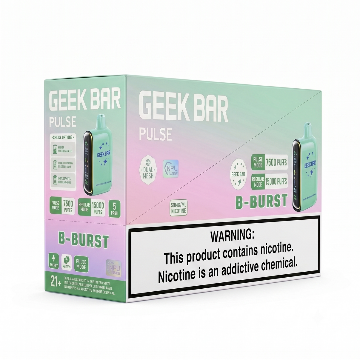 GEEK BAR PULSE 15000 B-Burst 5 Pack