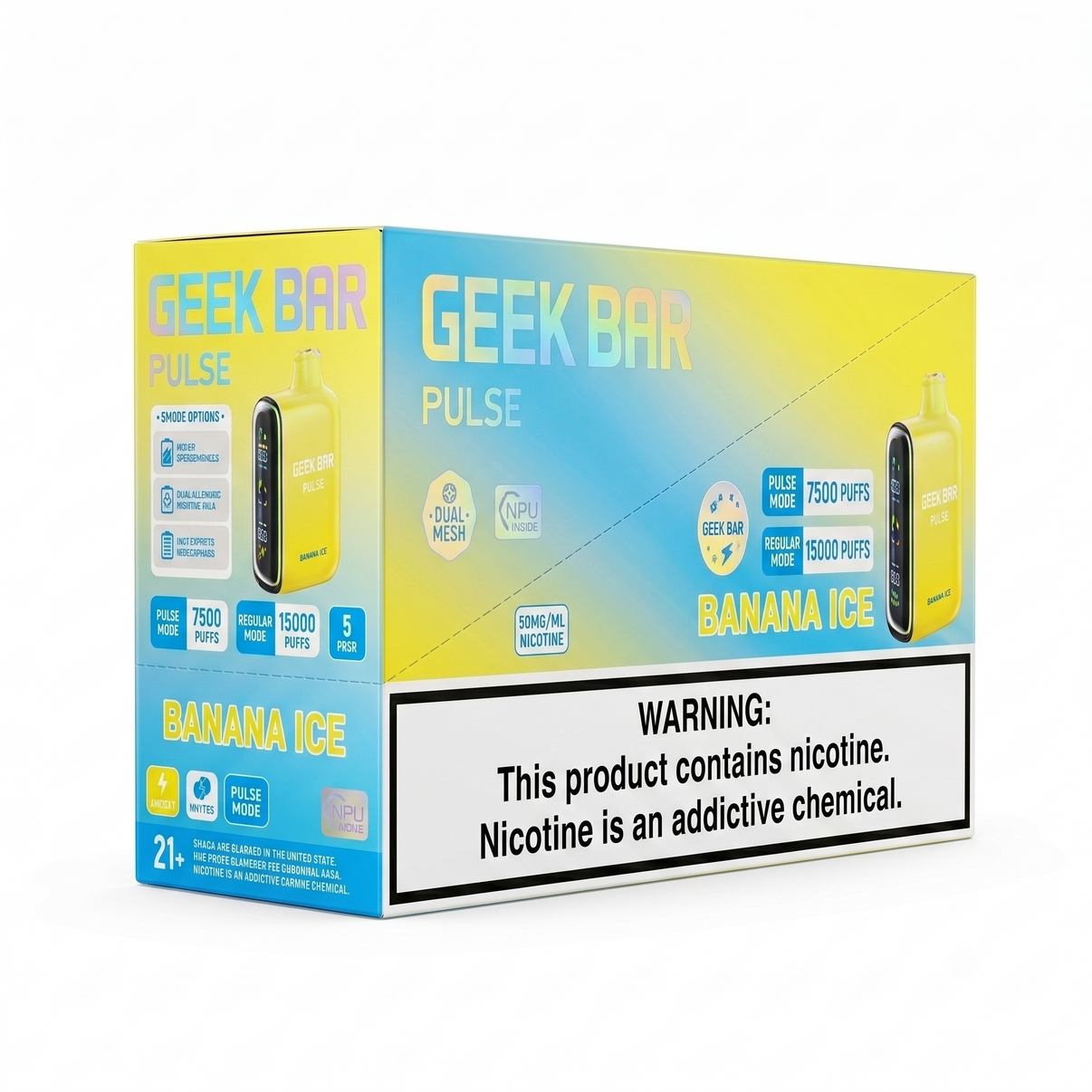 GEEK BAR PULSE 15000 Banana Ice 5 Pack