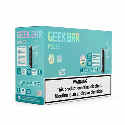 GEEK BAR PULSE 15000 Black Mintz 5 Pack