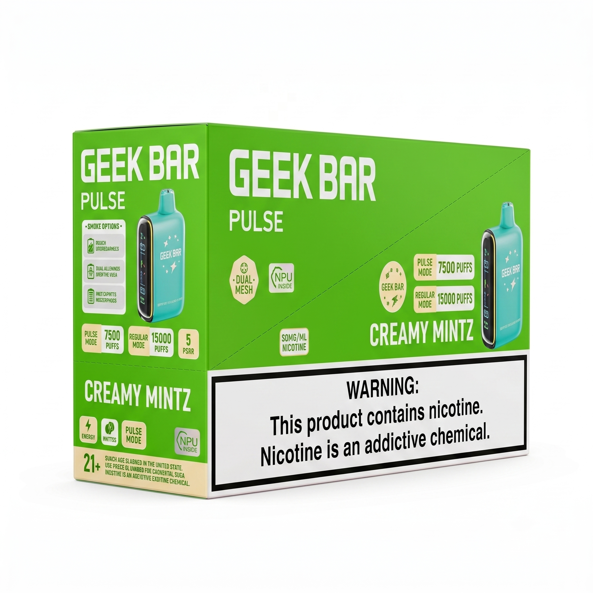 GEEK BAR PULSE 15000 Creamy Mintz 5 Pack
