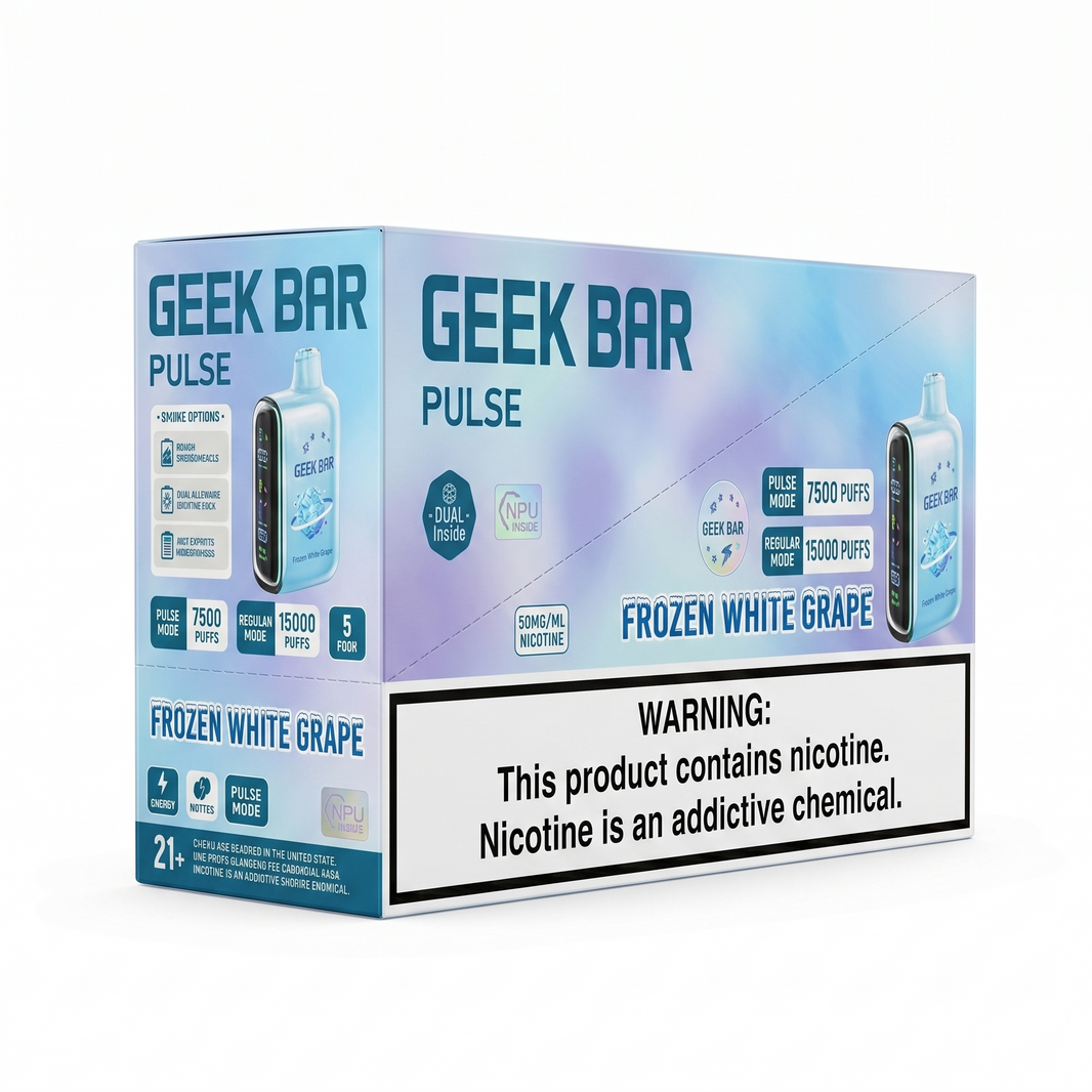 GEEK BAR PULSE 15000 Frozen White Grape 5 Pack